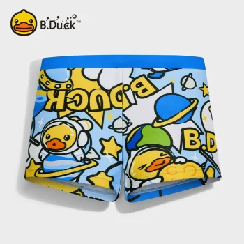 B.Duck 2025 Boys' Swim Shorts - Quick-Dry Water Sports Shorts for Toddler to Youth (Ages 3-12) Rafting & Swimming