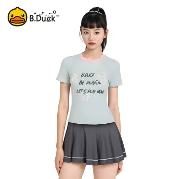 B.Duck Women's 2025 Premium Swim Dress SetModest Two-Piece with Tummy Control & UPF50+ (Plus Size Inclusive)