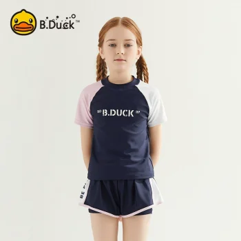 B.Duck Girls' Competitive Swimwear Set - Trendy Separates for Teen/Tween Training