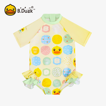 B.Duck Girls' Swimsuit for Babies & Toddlers - New A-Class One-Piece Infant Swimwear for Hot Spring & Swimming (Age 1)