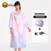 Pink Bathrobe, Swim Cap & Goggles Set 【Ultra-Soft & Quick-Drying】