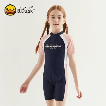 B.Duck Girls' One-Piece Swimsuit - New Cute Baby & Toddler Professional Swimwear